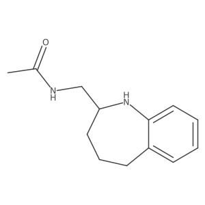 N-[(2,3,4,5-tetrahydro-1H-1-benzazepin-2-yl)methyl]acetamide结构式