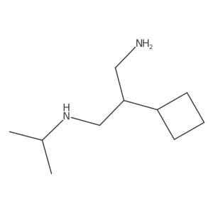 (3-Amino-2-cyclobutylpropyl)(propan-2-yl)amine Structure