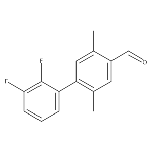 4-(2,3-Difluorophenyl)-2,5-dimethylbenzaldehyde结构式