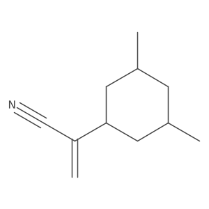 2-(3,5-Dimethylcyclohexyl)prop-2-enenitrile结构式
