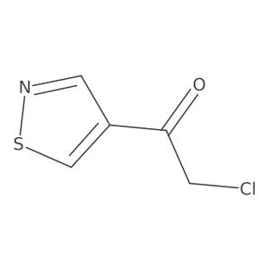 2-Chloro-1-(isothiazol-4-yl)ethan-1-one Structure