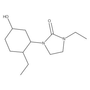 1-Ethyl-3-(2-ethyl-5-hydroxycyclohexyl)imidazolidin-2-one Structure