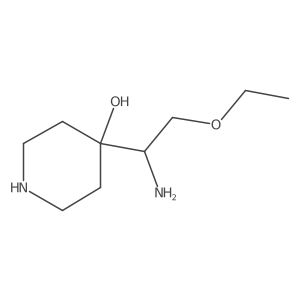 4-(1-Amino-2-ethoxyethyl)piperidin-4-ol结构式