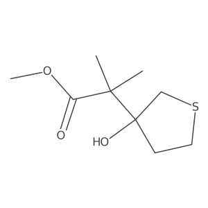 Methyl 2-(3-hydroxythiolan-3-yl)-2-methylpropanoate Structure