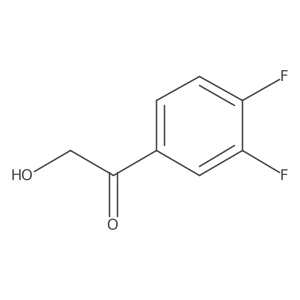 3',4'-Difluoro-2-hydroxyacetophenone Structure