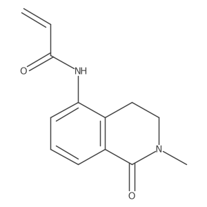 N-(2-Methyl-1-oxo-3,4-dihydroisoquinolin-5-yl)prop-2-enamide结构式