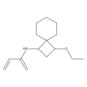 N-{3-ethoxyspiro[3.5]nonan-1-yl}prop-2-enamide结构式