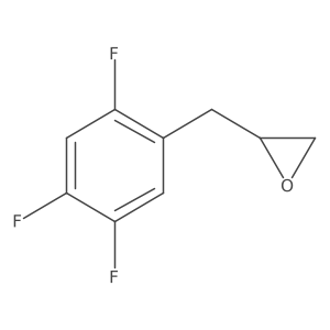 (2R)-2-[(2,4,5-trifluorophenyl)methyl]oxirane结构式