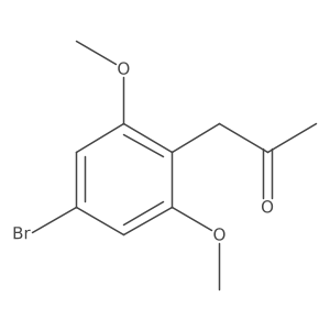 1-(4-Bromo-2,6-dimethoxyphenyl)propan-2-one结构式