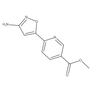 Methyl 6-(3-amino-1,2-oxazol-5-yl)pyridine-3-carboxylate结构式