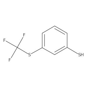3-(Trifluoromethylsulfanyl)benzenethiol结构式