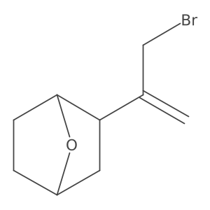 2-(3-Bromoprop-1-en-2-yl)-7-oxabicyclo[2.2.1]heptane结构式