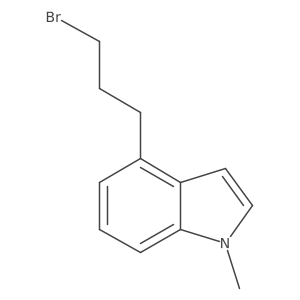 4-(3-bromopropyl)-1-methyl-1H-indole结构式