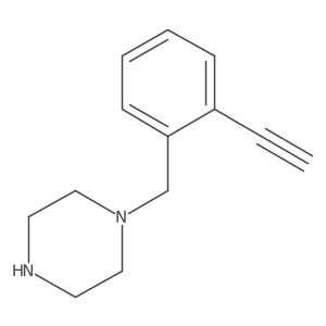 1-[(2-Ethynylphenyl)methyl]piperazine结构式