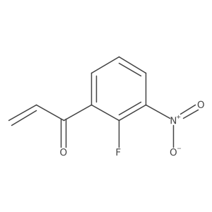 1-(2-Fluoro-3-nitrophenyl)prop-2-en-1-one结构式