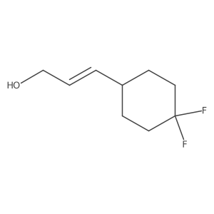 3-(4,4-Difluorocyclohexyl)prop-2-en-1-ol结构式