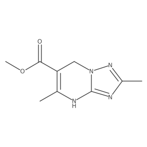 Methyl 2,5-dimethyl-4,7-dihydro[1,2,4]triazolo[1,5-a]pyrimidine-6-carboxylate Structure