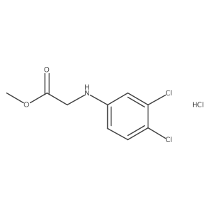 Methyl (3,4-dichlorophenyl)glycinate hcl Structure