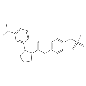 2-[3-(Dimethylamino)phenyl]-1-[(4-fluorosulfonyloxyphenyl)carbamoyl]pyrrolidine结构式