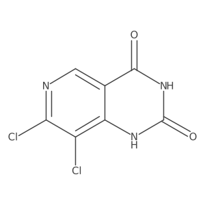 7,8-Dichloropyrido[4,3-d]pyrimidine-2,4(1H,3H)-dione结构式