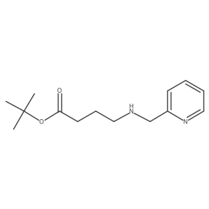 Tert-butyl 4-{[(pyridin-2-yl)methyl]amino}butanoate Structure