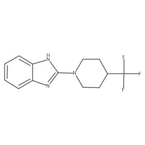 2-[4-(trifluoromethyl)piperidin-1-yl]-1H-1,3-benzodiazole Structure