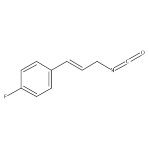 1-Fluoro-4-(3-isocyanatoprop-1-en-1-yl)benzene Structure