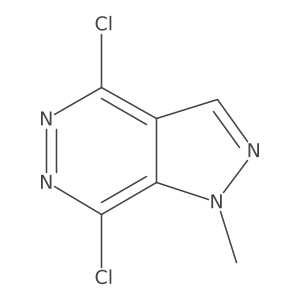 4,7-Dichloro-1-methyl-1H-pyrazolo[3,4-d]pyridazine Structure