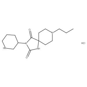 3-(Piperidin-3-yl)-8-propyl-1,3,8-triazaspiro[4.5]decane-2,4-dione hydrochloride Structure