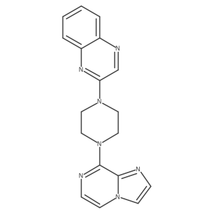 2-(4-{Imidazo[1,2-a]pyrazin-8-yl}piperazin-1-yl)quinoxaline Structure