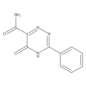 2,5-Dihydro-5-oxo-3-phenyl-1,2,4-triazine-6-carboxamide Structure