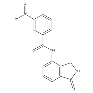 Benzamide,n-(2,3-dihydro-1-oxo-1h-isoindol-4-yl)-3-nitro-结构式