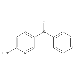 5-(Benzenesulfinyl)pyridin-2-amine结构式