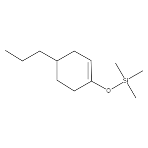 (4R)-4-Propyl-1-[(trimethylsilyl)oxy]cyclohexene Structure
