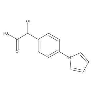 4-(1-Pyrrolyl)phenylglycolic acid Structure