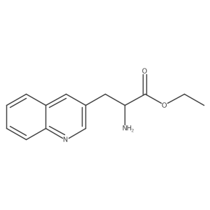 Ethyl 2-amino-3-(quinolin-3-yl)propanoate Structure