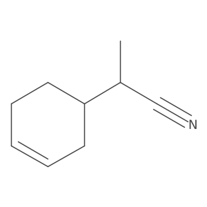 2-(Cyclohex-3-en-1-yl)propanenitrile结构式
