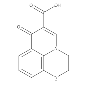 7-Oxo-2,3-dihydro-1H,7H-pyrido[1,2,3-de]quinoxaline-6-carboxylic acid Structure