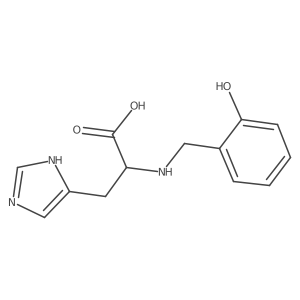 N-[(2-Hydroxyphenyl)methyl]-D-histidine Structure