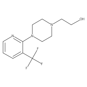 4-[3-(Trifluoromethyl)-2-pyridinyl]-1-piperazineethanol Structure
