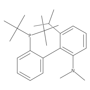 2'-(Di-tert-butylphosphino)-6-isopropyl-N,N-dimethyl-[1,1'-biphenyl]-2-amine结构式