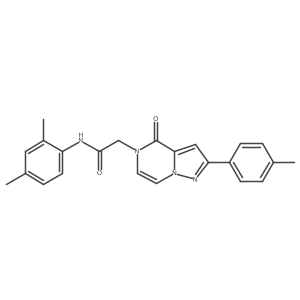 N-(2,4-dimethylphenyl)-2-[2-(4-methylphenyl)-4-oxopyrazolo[1,5-a]pyrazin-5(4H)-yl]acetamide Structure