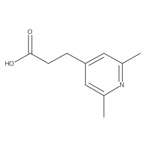 3-(2,6-Dimethylpyridin-4-yl)propanoic acid Structure