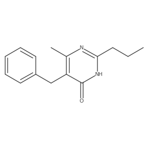 5-benzyl-6-methyl-2-propylpyrimidin-4(3H)-one结构式