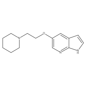 5-(2-(Piperidin-1-yl)ethoxy)-1h-pyrrolo[2,3-b]pyridine Structure