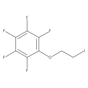 1,2,3,4,5-Pentafluoro-6-(2-iodoethoxy)benzene结构式