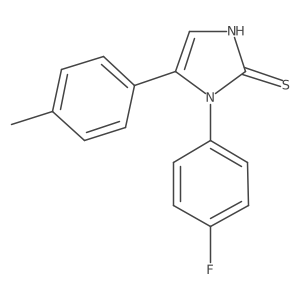 1-(4-fluorophenyl)-5-(4-methylphenyl)-1H-imidazole-2-thiol Structure