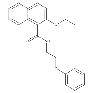 2-ethoxy-N-(2-phenoxyethyl)-1-naphthamide Structure