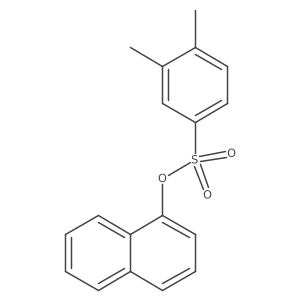 Naphthalen-1-yl 3,4-dimethylbenzene-1-sulfonate Structure