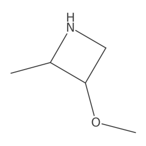 (2R,3S)-3-Methoxy-2-methyl-azetidine结构式